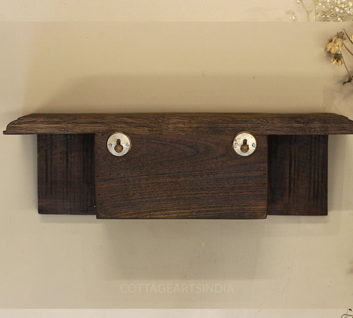 Wooden Vintage Wall Shelf Reclaimed Wood