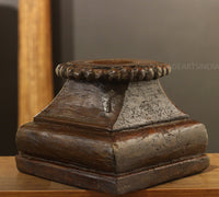 Vintage Wooden Carved Base