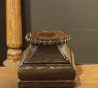 Vintage Wooden Carved Base