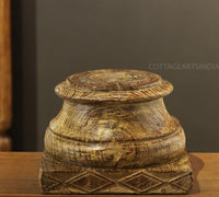 Vintage Wooden Carved Base