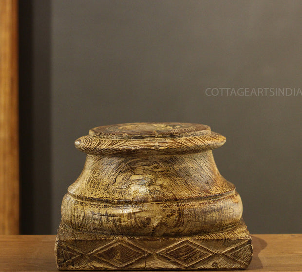 Wooden Carved Base