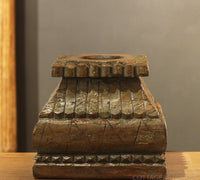 Vintage Wooden Carved Base