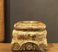 Vintage Wooden Carved Base