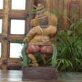 Handcrafted Ganesha Playing Manjira | Indian Home Decor