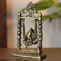 Brass Ganesha Idol On Jhula