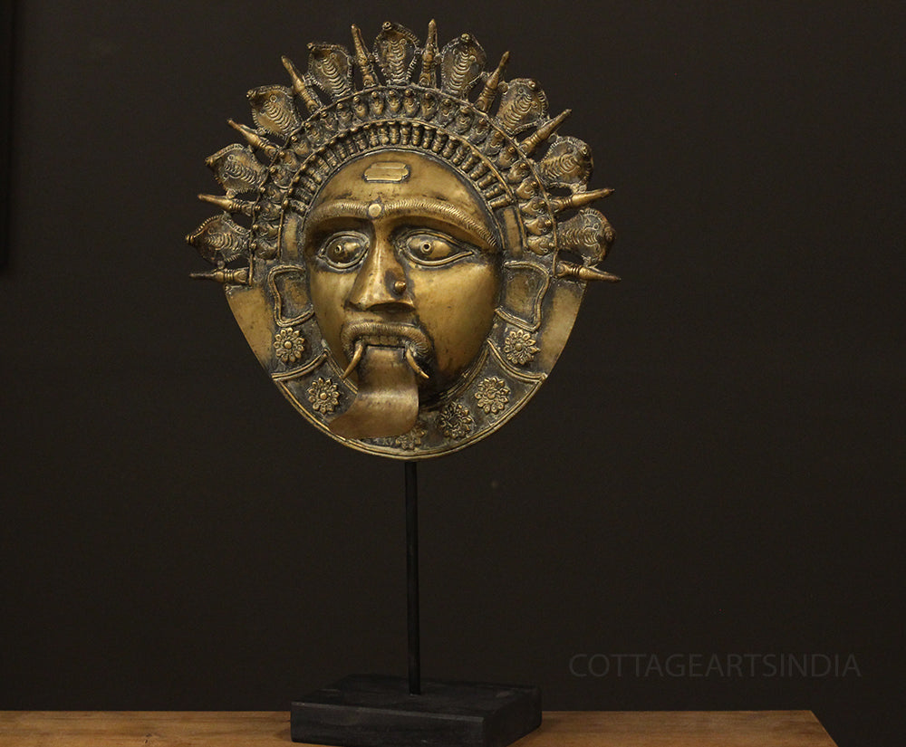 Bronze Panjurli Bhuta Mask