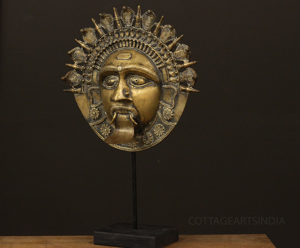 Bronze Panjurli Bhuta Mask