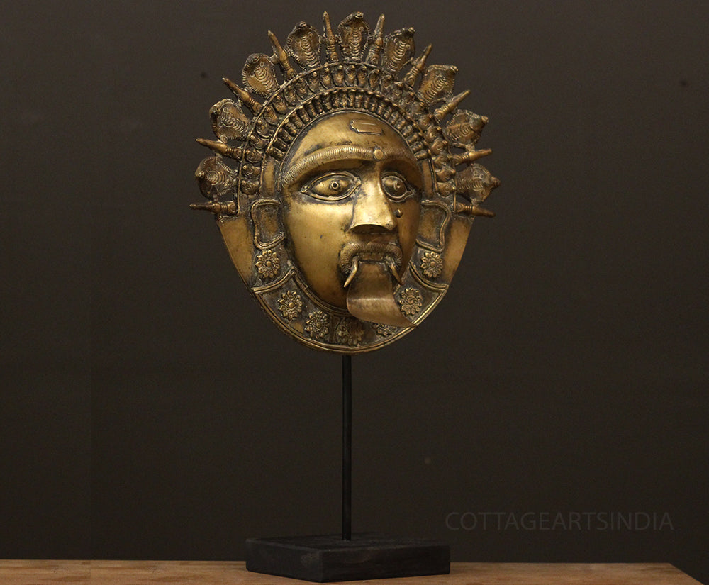 Bronze Panjurli Bhuta Mask