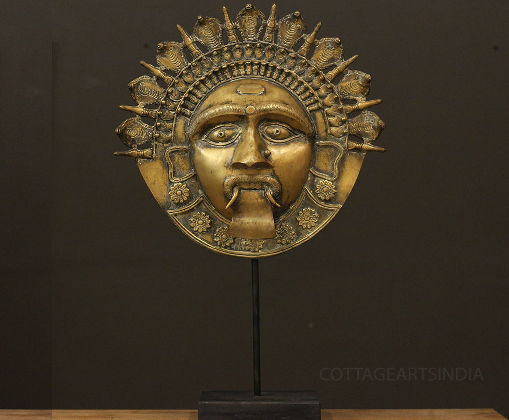 Bronze Panjurli Bhuta Mask