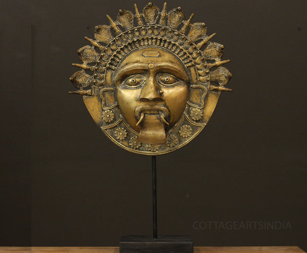Bronze Panjurli Bhuta Mask