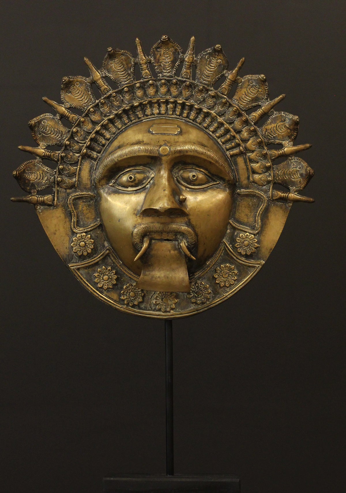 Bronze Panjurli Bhuta Mask