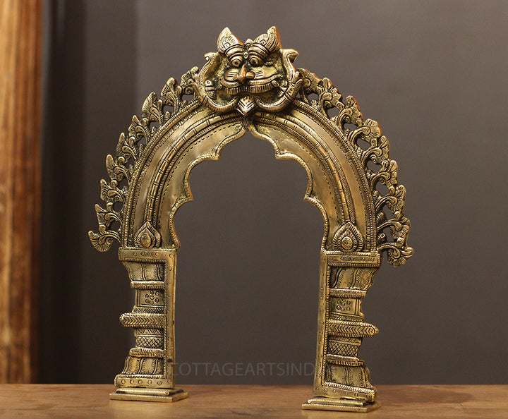 Brass Prabhawali Kirtmukha