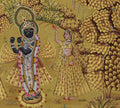 Handcrafted Golden Shrinathji Pichwai Painting | Gold Foil Wall Art