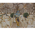 Krishna with Sacred Cows in Vrindavan Pichwai Painting