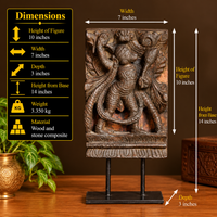 Vintage Wood /Stone Hanuman