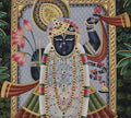 Shrinathji in the Forest of Vrindavan Pichwai Painting – Handcrafted  Artwork