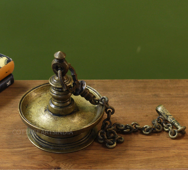 Brass  Vintage Vilakku Lamp Hanging