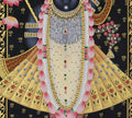 Shrinathji Portrait Pichwai Painting | Handcrafted Gold Foil Wall Art