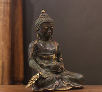 Buddha – The Healer and Enlightened One (Indonesian Bronze Sculpture)