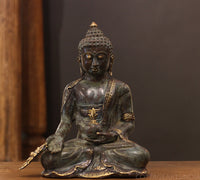 Buddha – The Healer and Enlightened One (Indonesian Bronze Sculpture)