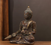 Buddha – The Healer and Enlightened One (Indonesian Bronze Sculpture)