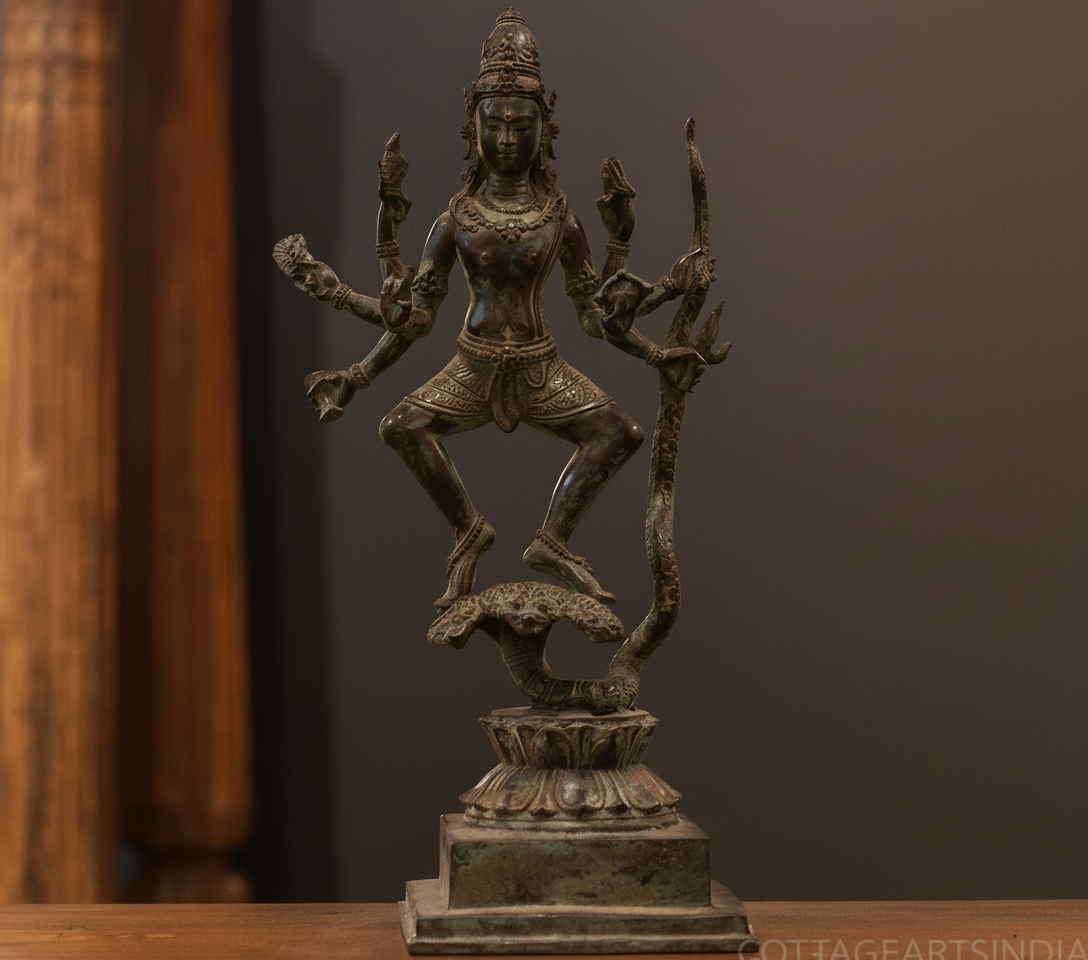 Shiva Nataraja – The Cosmic Dancer (Indonesian Bronze Sculpture)