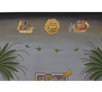 Shrinathji Rajbhog Darshan Pichwai Painting – Handcrafted Artwork