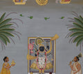 Shrinathji Rajbhog Darshan Pichwai Painting – Handcrafted Artwork