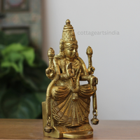 Brass Goddess Padmavati Idol | Padmavathi Ammavaru | Cottage Arts India