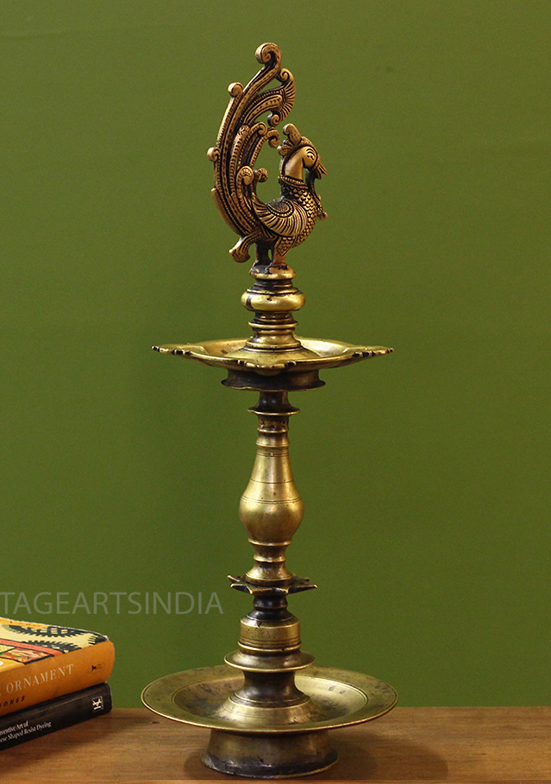 Brass  Vintage Vilakku Lamp