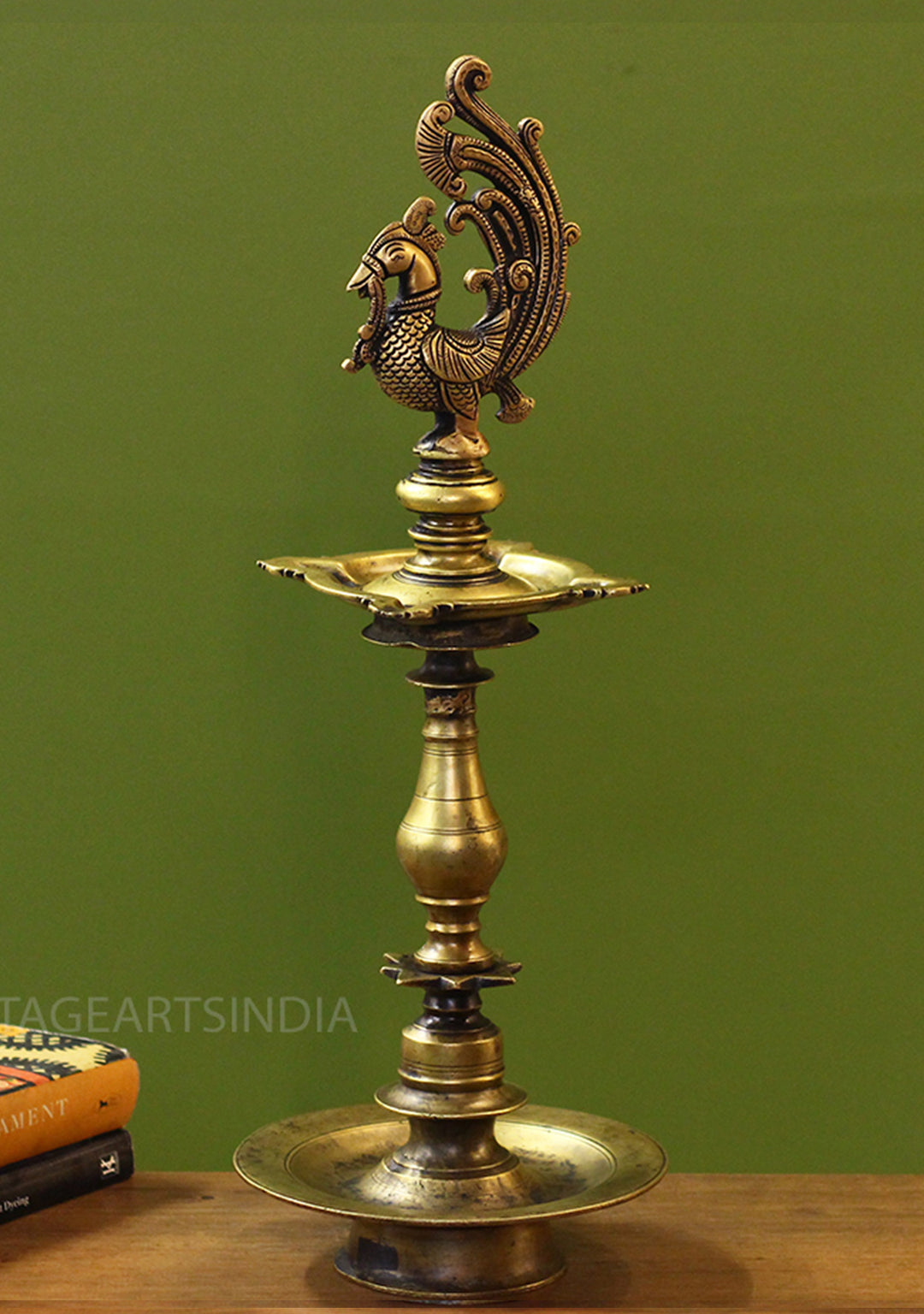 Brass  Vintage Vilakku Lamp