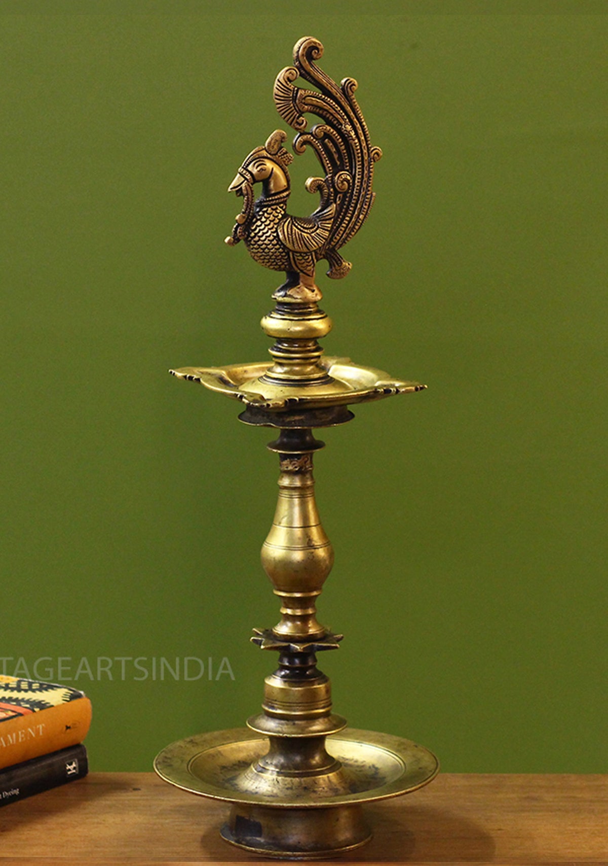 Brass  Vintage Vilakku Lamp