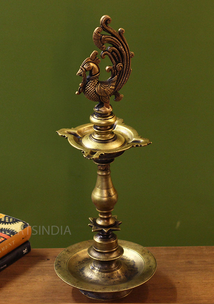 Brass  Vintage Vilakku Lamp