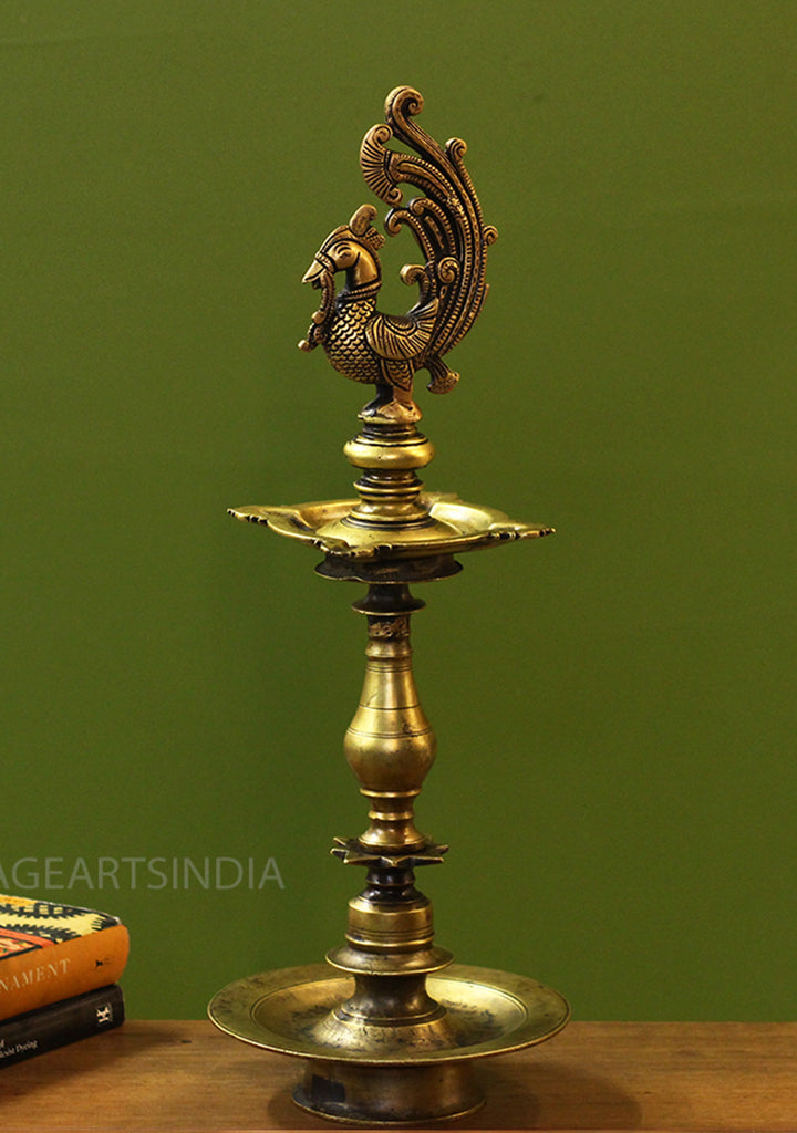 Brass  Vintage Vilakku Lamp