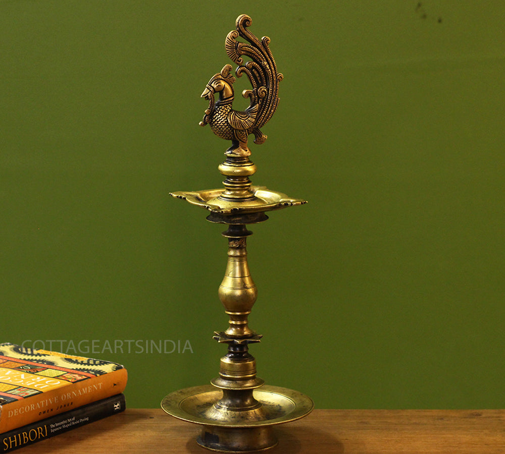 Brass  Vintage Vilakku Lamp