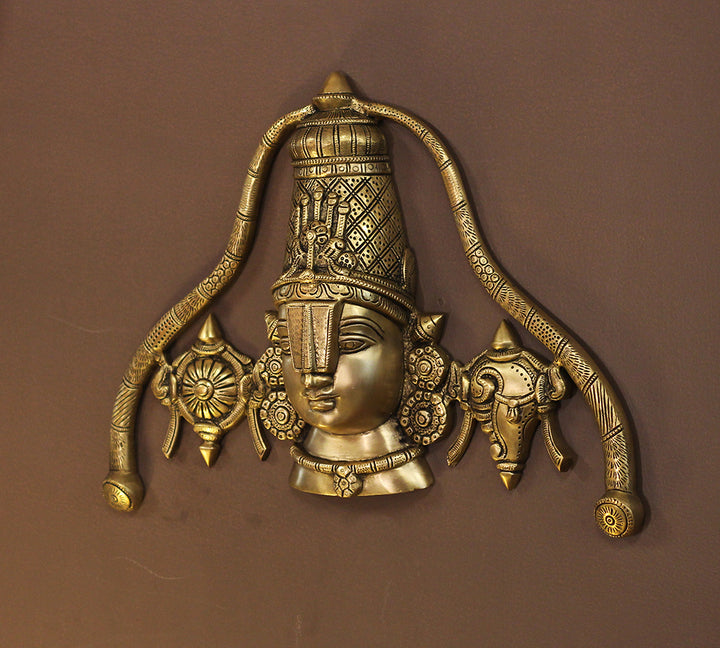 Lord Venkateswara Brass Wall Hanging