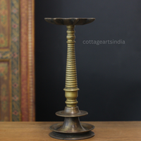 Vintage Brass Vilakku Oil Lamp