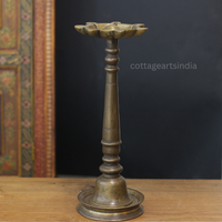 Vintage Brass Vilakku Oil Lamp