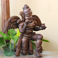 Vintage-Style Wooden Garuda Sculpture