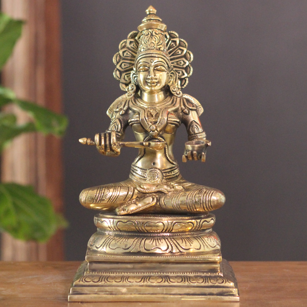 Brass Annapurna Devi 12"