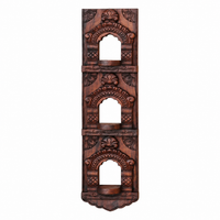 Wooden Jharokha Wall Display – Traditional Indian Craftsmanship