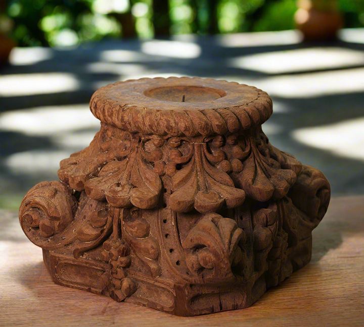 Wooden Carved Base