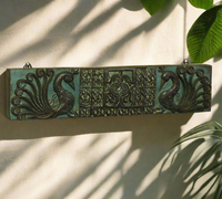 Wall Panel Peacock Antique Green