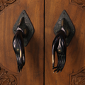 Brass Hand Wall Decor Pair | Blessing & Meditation Hands
