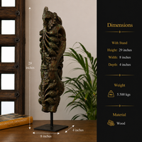 Wooden Vintage Carving -Teak Wood
