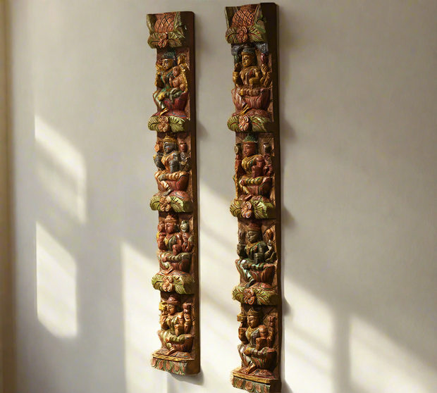 Wooden Wall Panel Ashtalakshmi 36"