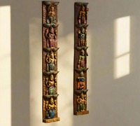 Wooden Wall Panel Dasavthar 36"-Set of 2
