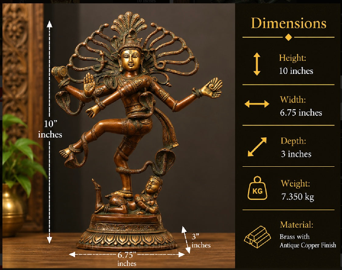 Brass Dancing Shiva - Natraj