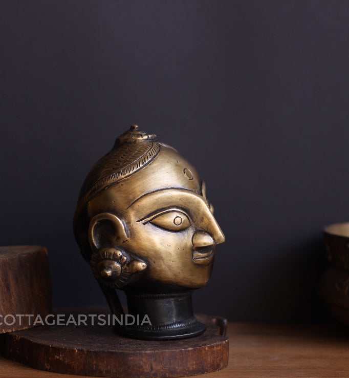 Brass Gauri Head Big