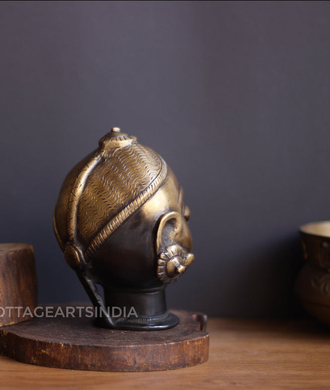 Brass Gauri Head Big
